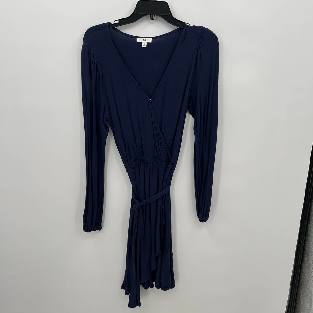 BP Women's Blue Long Sleeve Sheath Dress Size XS - Picture 2 of 5